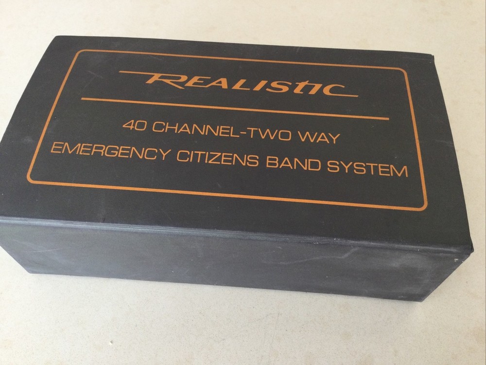 Realistic 40 Channel Emergency Citizens Band.