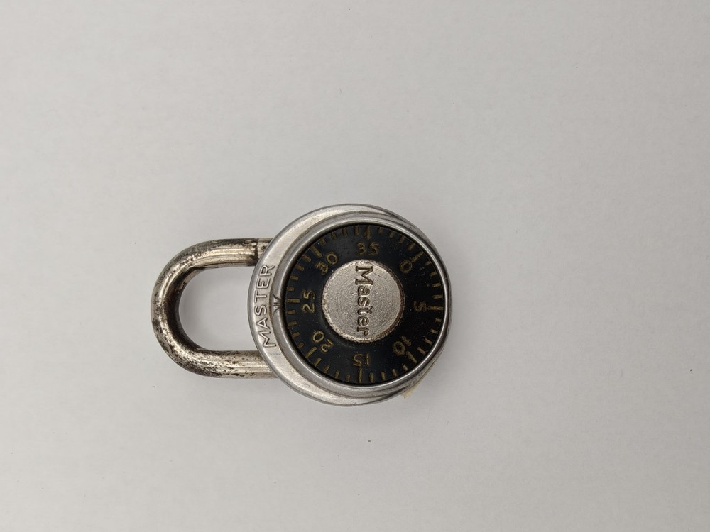 Master Lock B40013 Combination Padlock Steel Body & Shackle