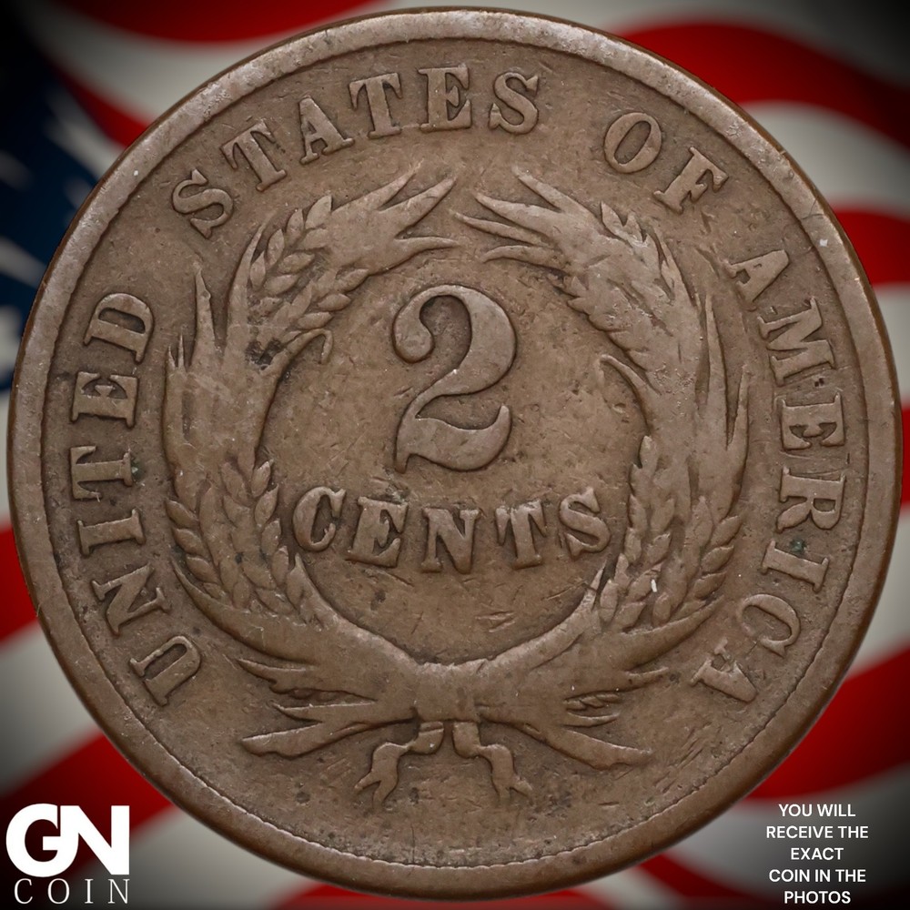 1864 2 Cent Piece B0868