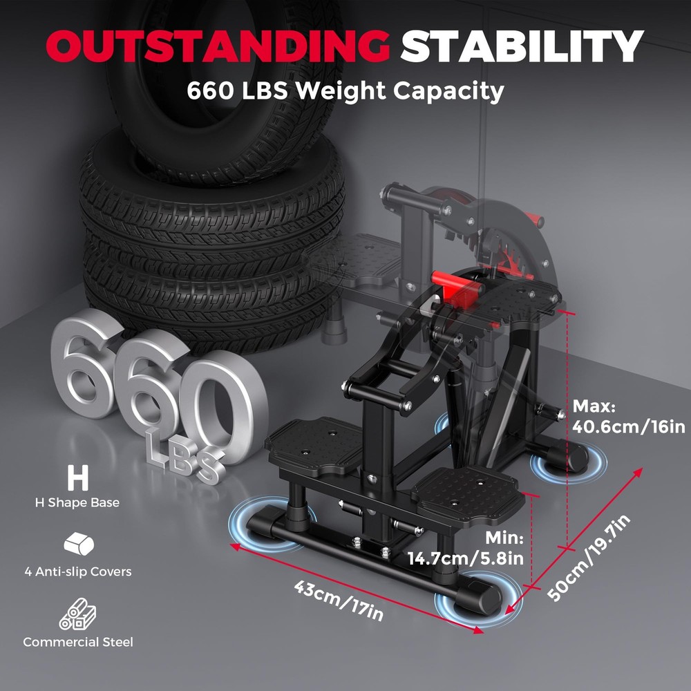 ONETWOFIT Pull Up Assistance Machine 660 LBS, Multi-Function Adjustable Black