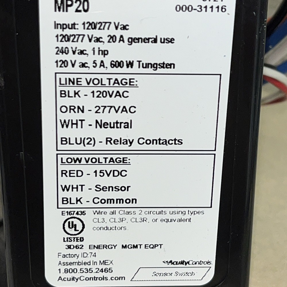 Acuity Controls MP20 Mini power pack