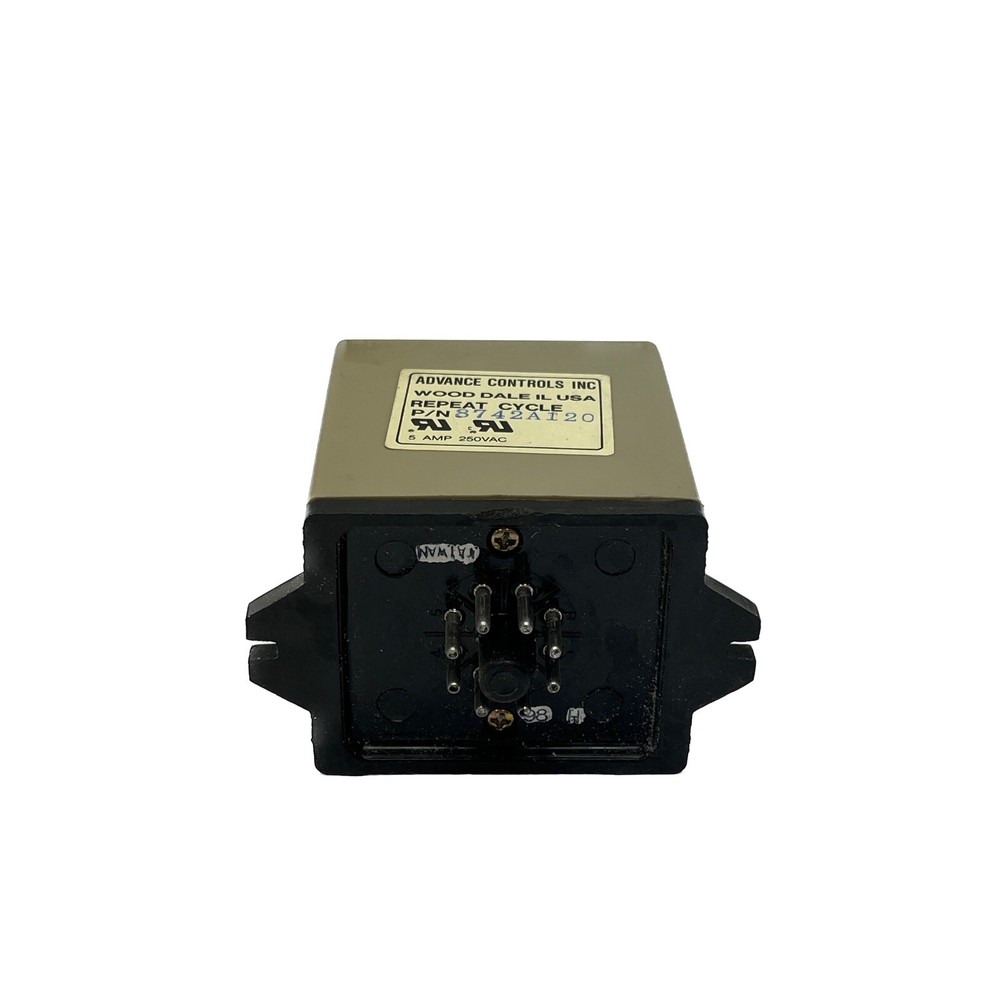 Advance Controls 5A 250VAC 8 Pin Repeat Cycle Timer 0-60 Sec 8742A120