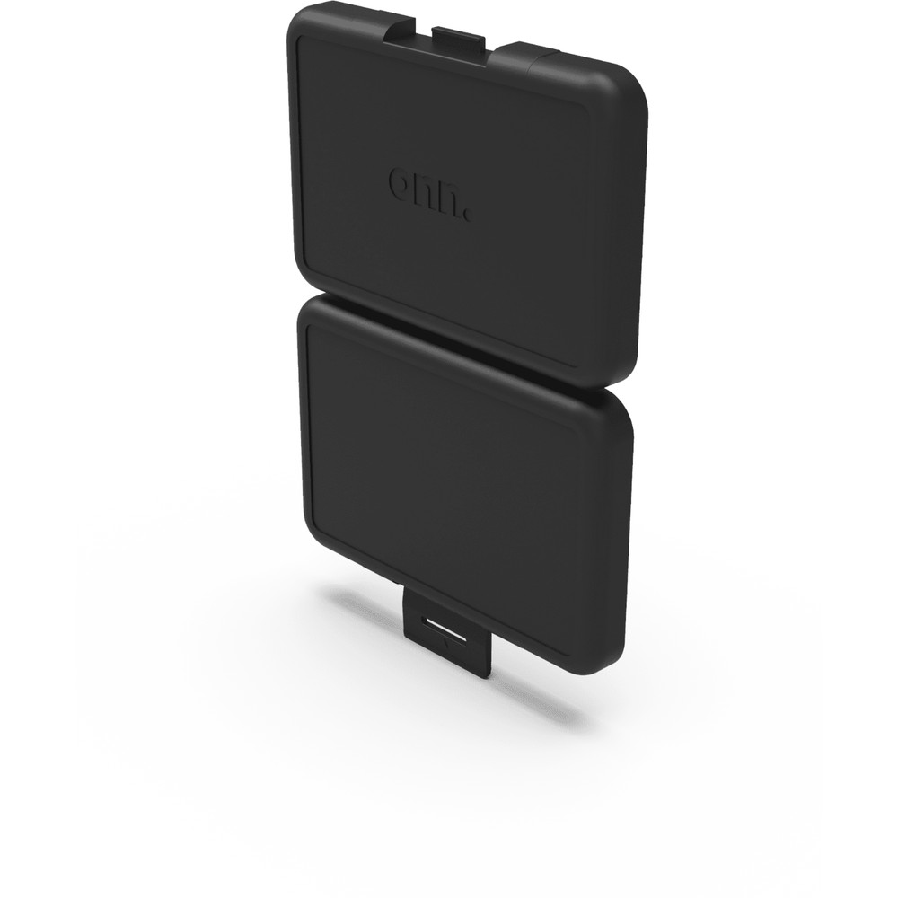 ONN Memory Card Storage Case Securely Store 12 SD/MicroSD/CF Cards Shockproof
