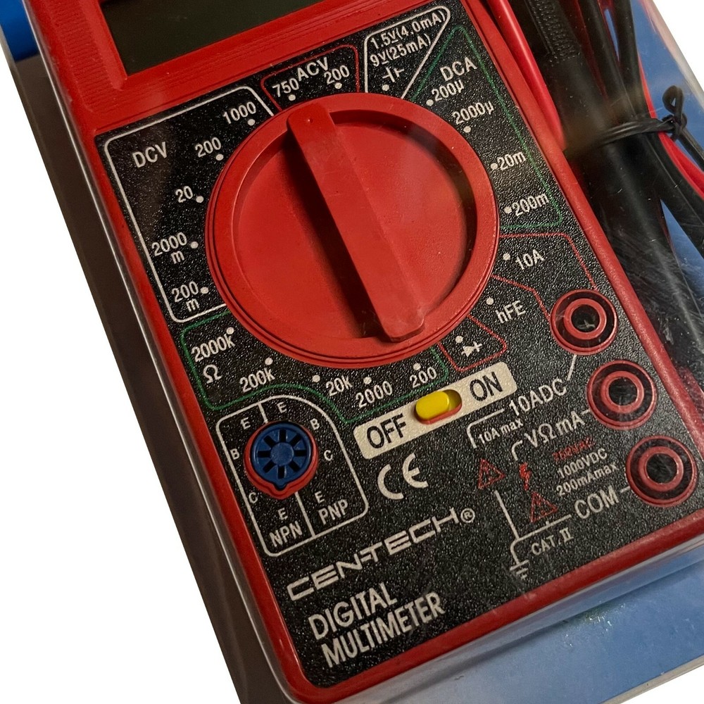 7 Function Digital Electronic Multimeter Multi Meter Volt Ohm Amp Meter Tester