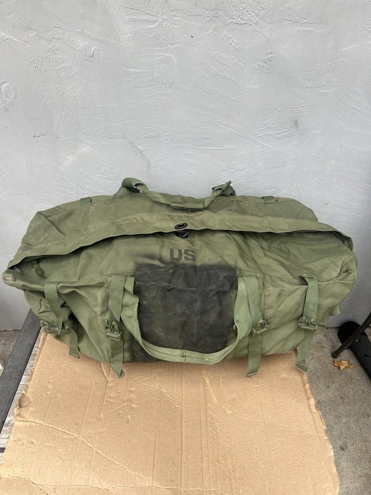 Vintage US Military Duffel Backpack