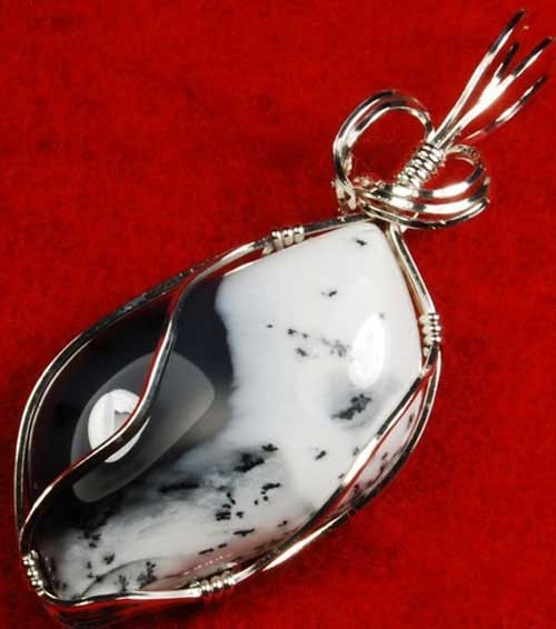 Dendritic Opal/Agate Pendant #1