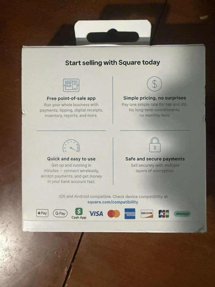 Square Wireless Card Reader, Square Reader For Contactless And Chip