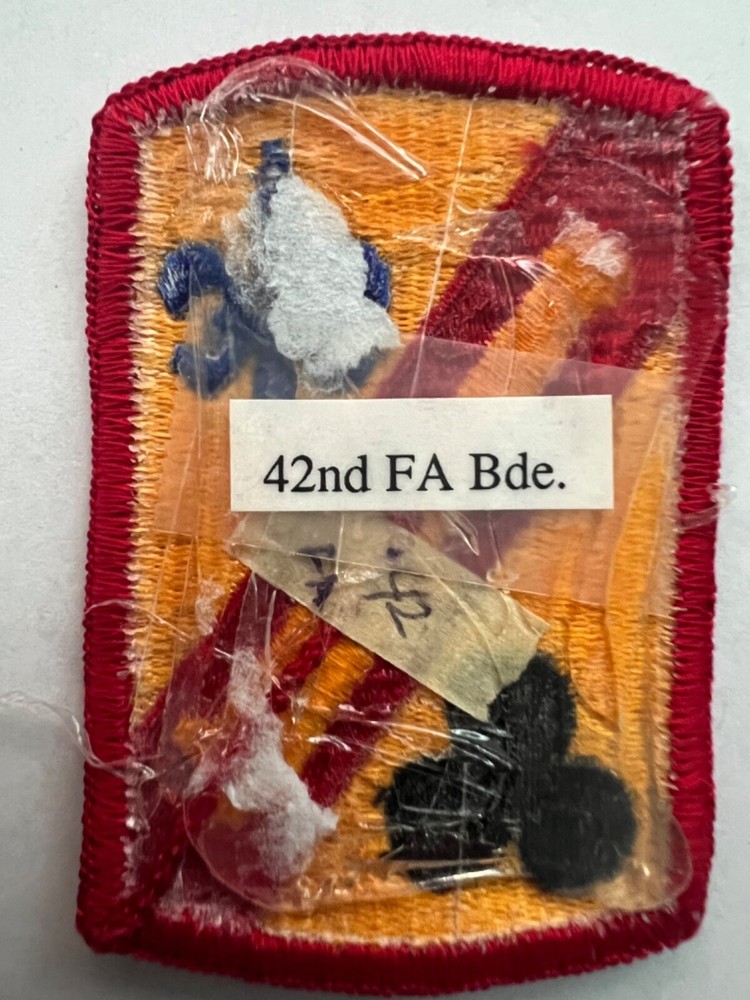 42nd Field Artillery US Army Patch