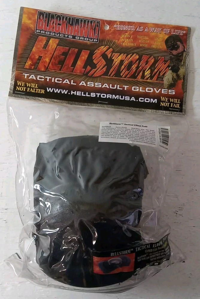 BlackHawk Hellstorm Tactical Elbow Pad Black 8026 BK Authentic