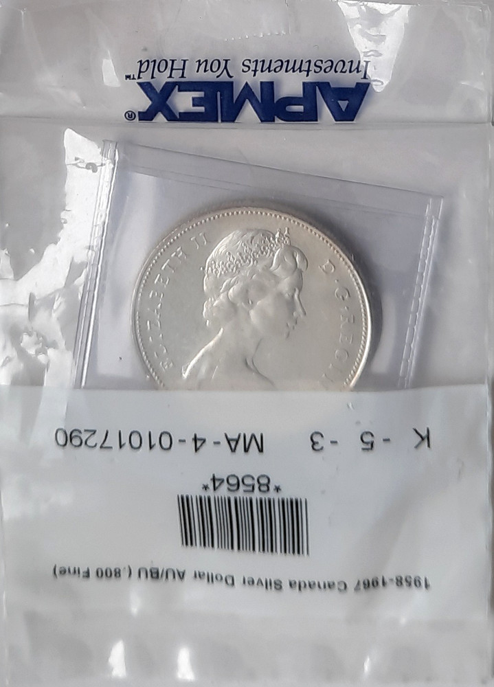 1966 Canada Silver Dollar – AU/BU – 80% Silver
