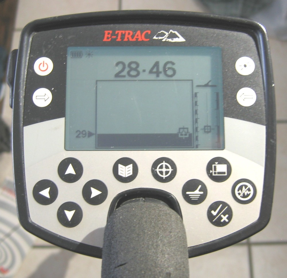 Minelab Etrac Metal Detector, E-trac