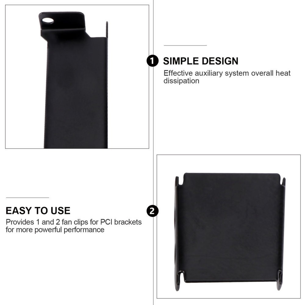 Computer Wind Pressure Cooling Bracket Pc Fan Mount Graphics Holder