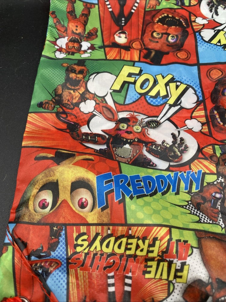 Five Nights At Freddy's Cinch Drawstring Backpack All Over Print Light Weight