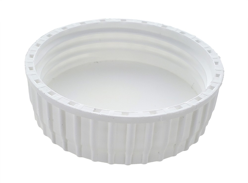 White Plastic 63mm Cap