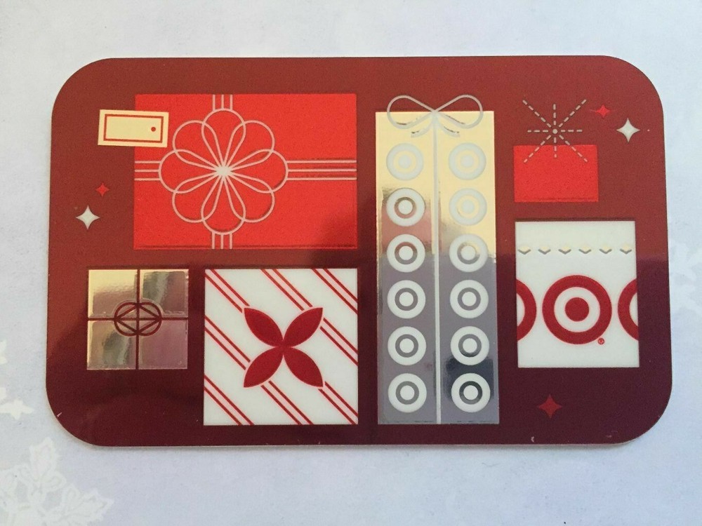 TARGET Assorted Gift Boxes ( 2010 ) Foil Gift Card ( $0 ) V1