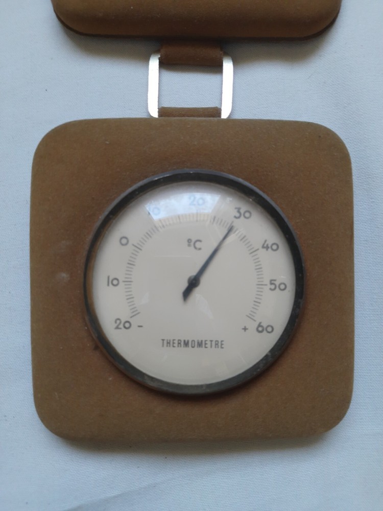 ANTIQUE RECTANGULAR THERMOMETER BAROMETER HYGROMETER