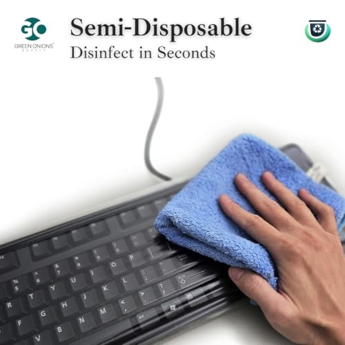 [3 Pack] Universal Fully Covered Flat Style 0.025mm Standard Keyboard - 3 pack