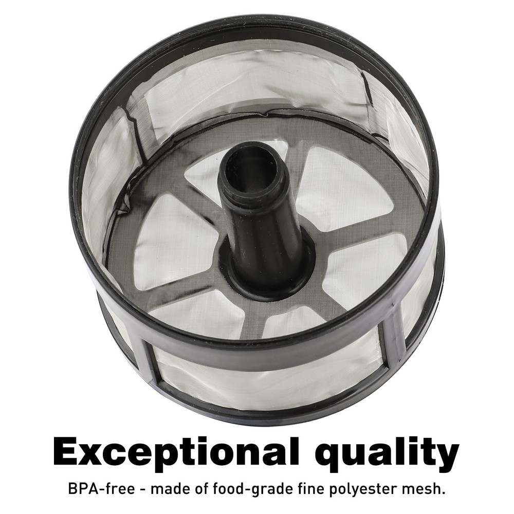1 Pcs Reusable 7-14 Cup Coffee Filter for Percolator Pot 1, Black