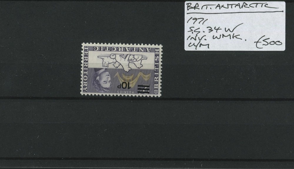 B.A.T 1971 SG.34w WMK INV U/M
