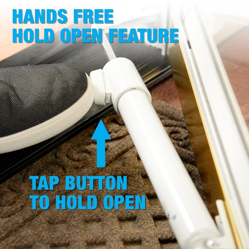 EZ-Hold Dual Closer System with Hold Open Feature, Smooth Closing Motion – Fi...