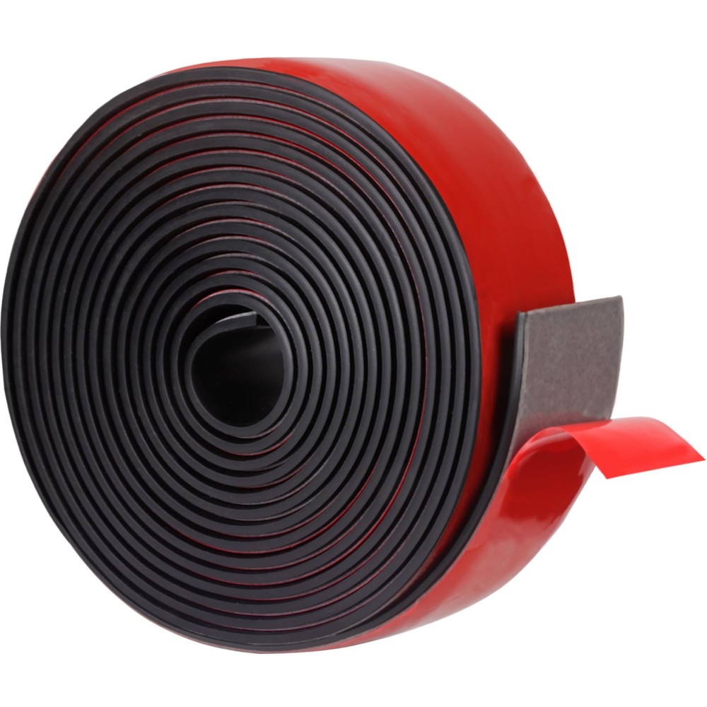Neoprene Strips & Rolls - Adhesive Solid Neoprene Sheets for DIY Weather Stri...