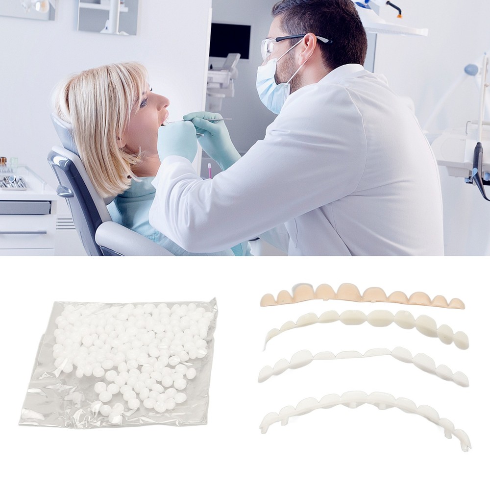 Temporary Tooth Repair Moldable False Teeth Thermal Fitting Beads for WT