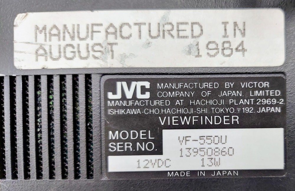 JVC VF-550U Viewfinder