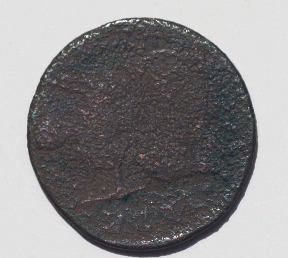 Connecticut Colonial Copper Coin. Basal state, corroded
