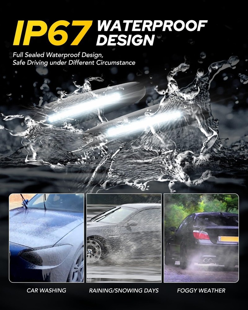 AUTOONE Dynamic & Sequential White LED Side Marker Lights for BMW E84 E81 E82...