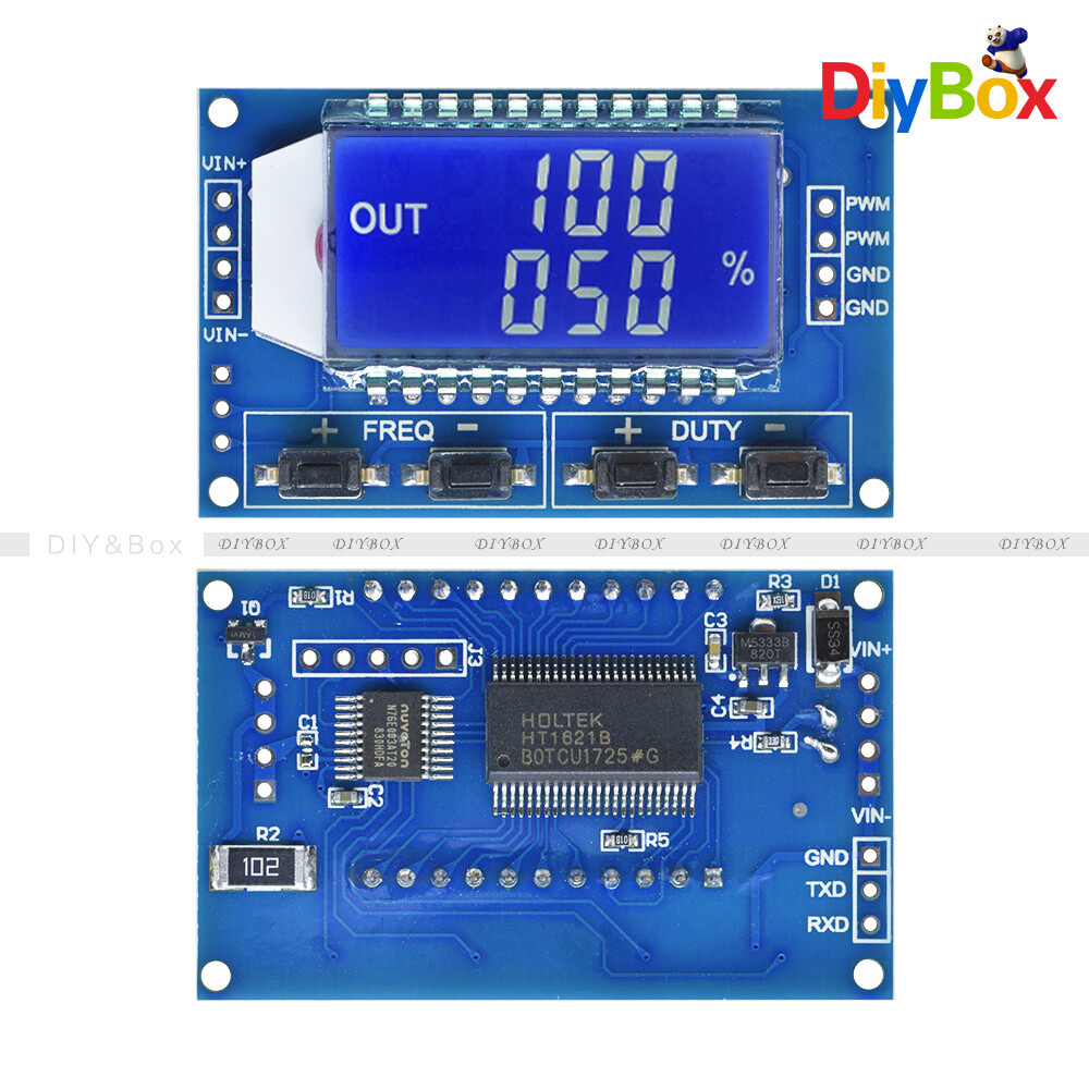 Signal Generator Adjustable Module PWM Pulse Frequency Duty Cycle Square Wave