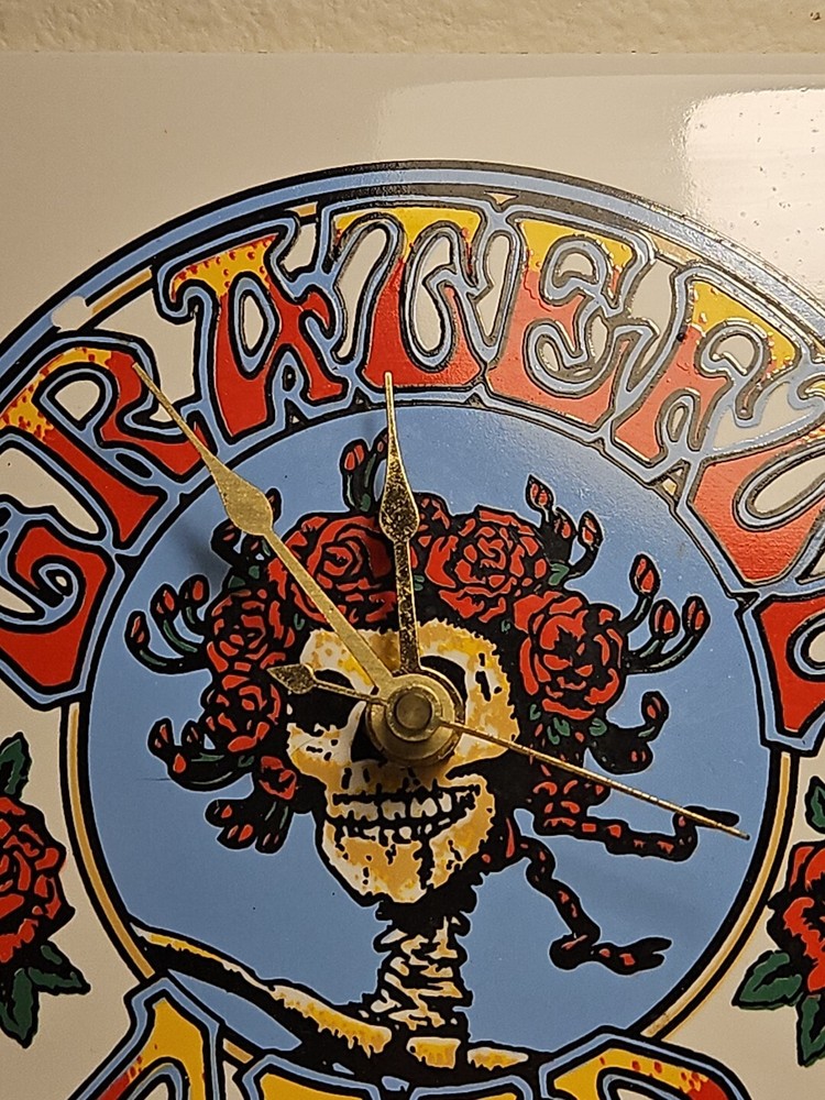 Vintage Grateful Dead Clock 1971 GDM Inc WORKS!
