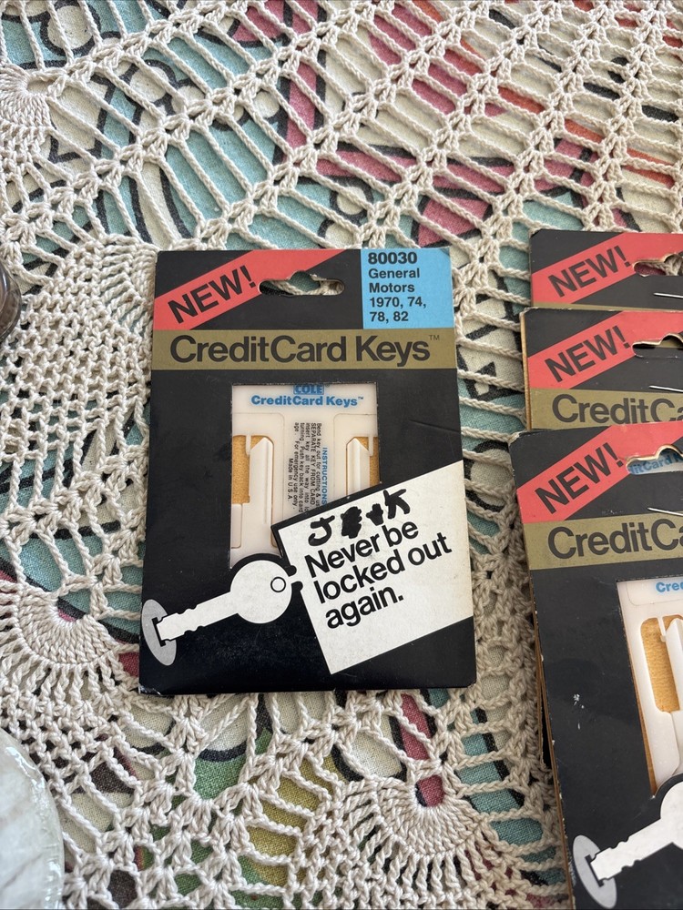 Credit Card Keys