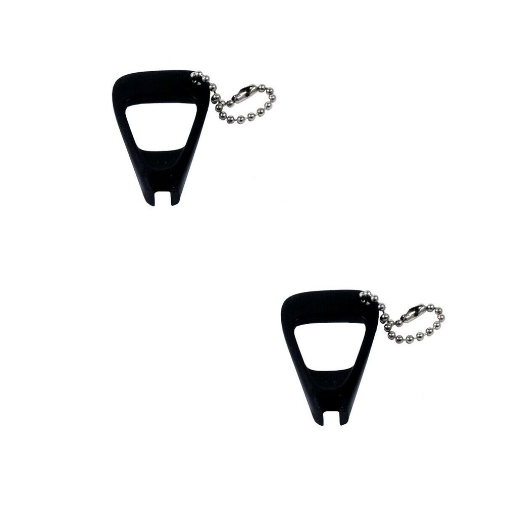 Dunlop Bridge Pin Puller Keychain Black - remove bridge pins guitar 2-Pack