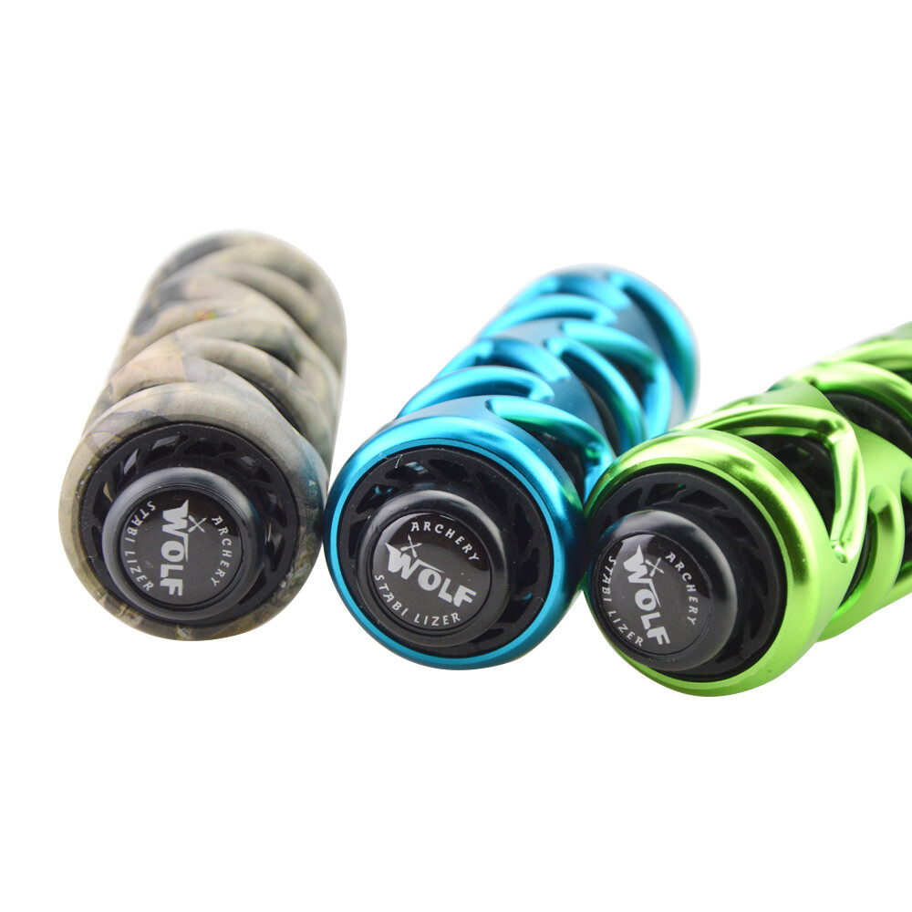 5" Compound Bow Stabilizer Harmonic Archery Shock Absorber Vibration Dampener