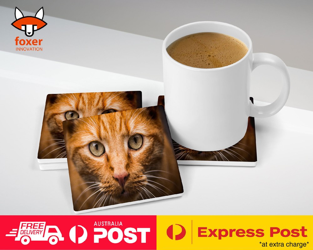 COASTER COFFEE DRINKING MAT|ADORABLE CAT KITTEN FELINE #6