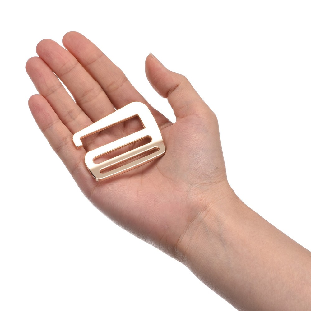 1.5" Webbing Release G Hook Buckle Adjusters for Backpack Strap, 4Pcs Gold