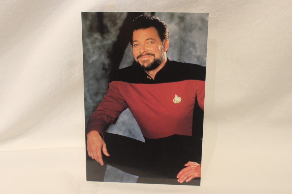 Star Trek TNG Comm Riker  Post Card