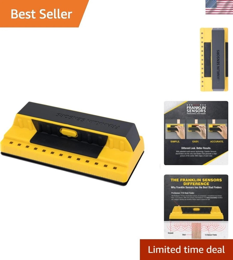 Accurate 710 Stud Finder with LED Display - Fast Detection and No Calibration