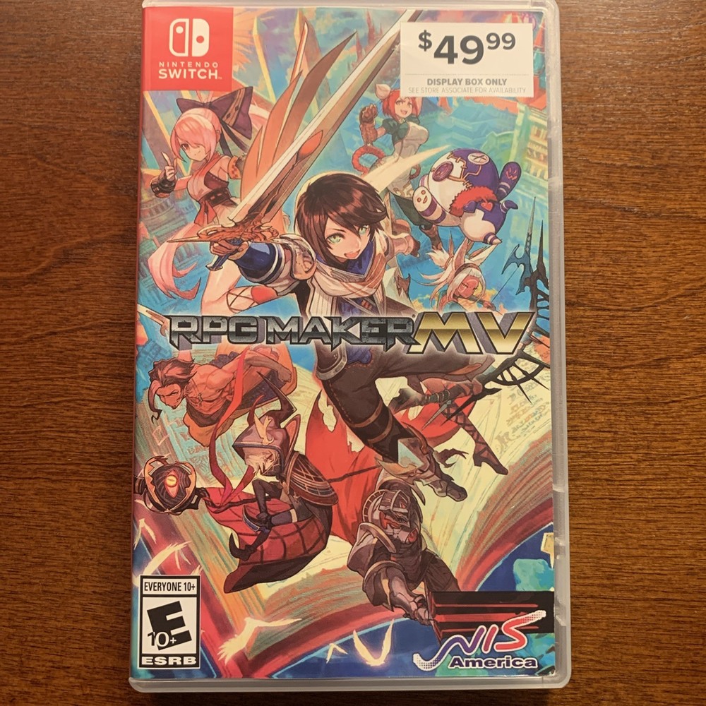 RPG Maker MV - Display Box - Nintendo Switch Case ONLY / Authentic - NO GAME