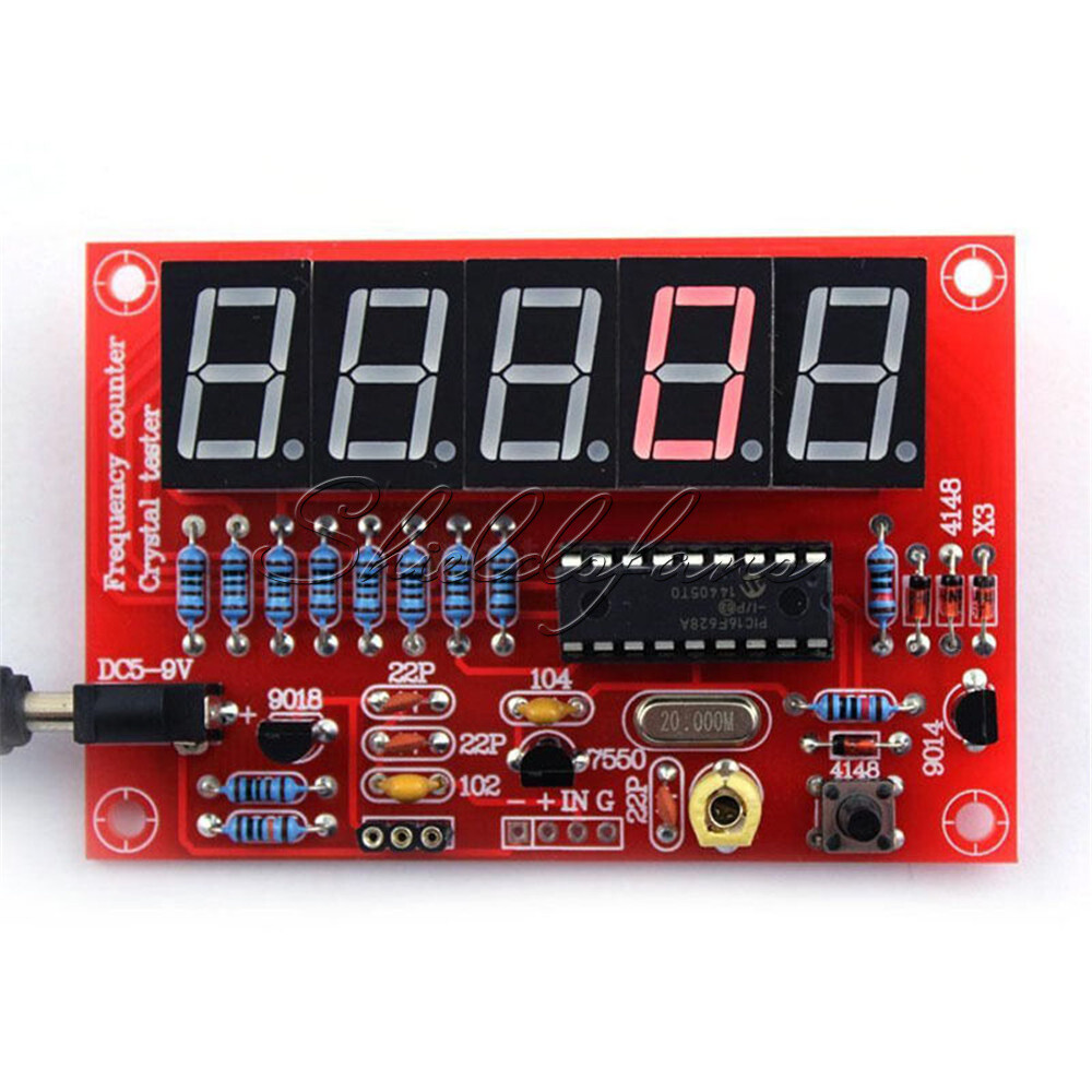 1Hz-50MHz Crystal Oscillator Frequency Counter Meter Kits Digital LED DIY Sets