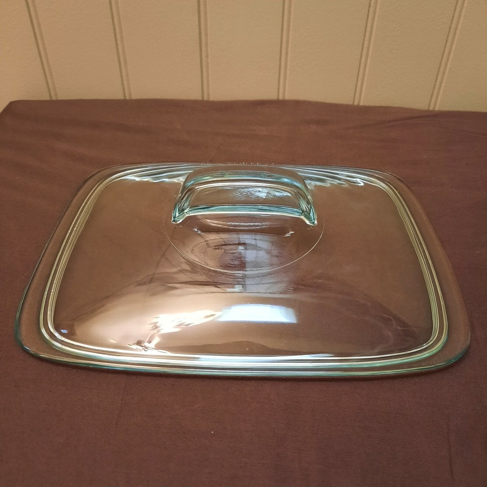 Pyrex C624 Corning Ware Vision Rectangular Clear Replacement Lid Only