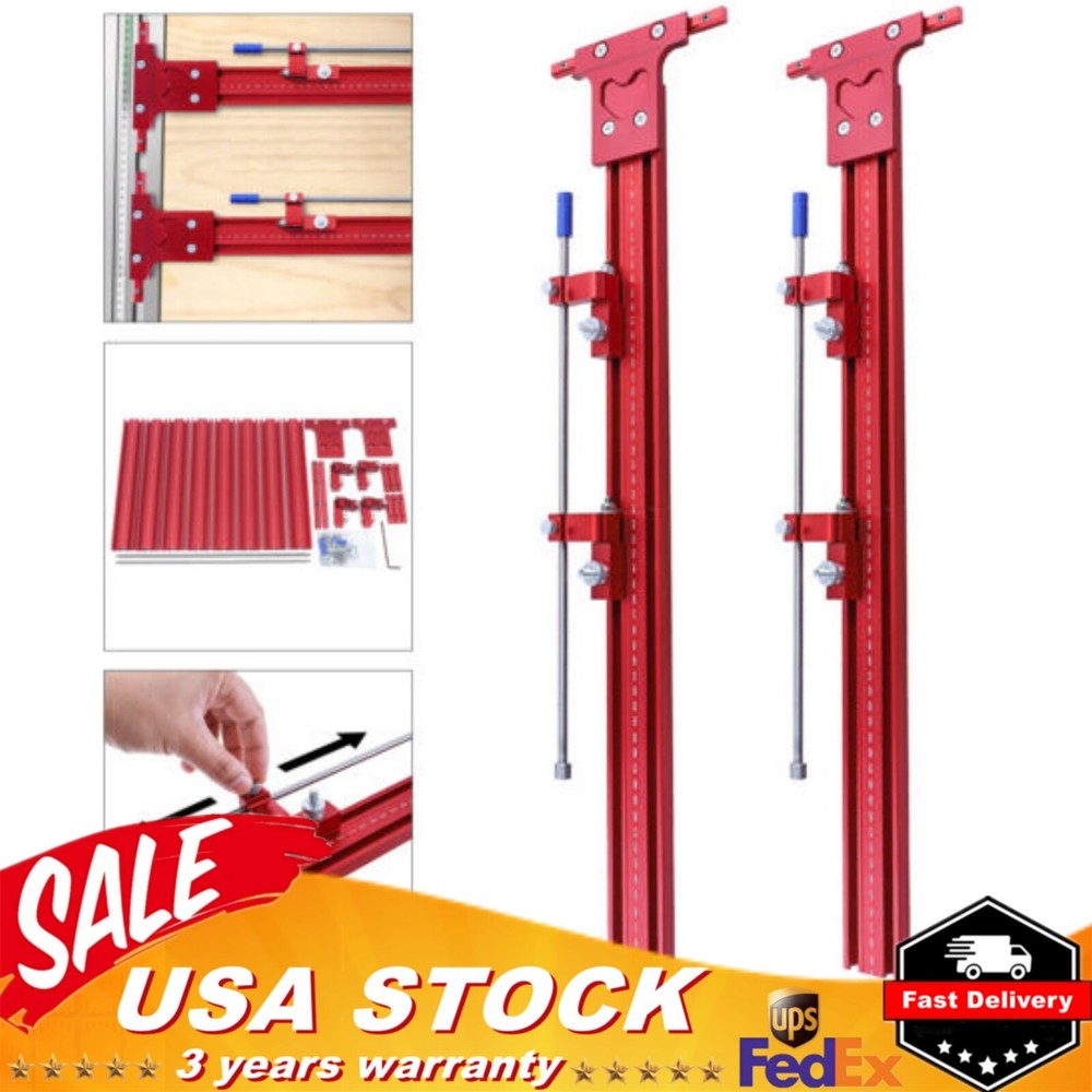 Parallel Rail Guide System Track Saw Woodworking Guide Carpentry Tool Set New