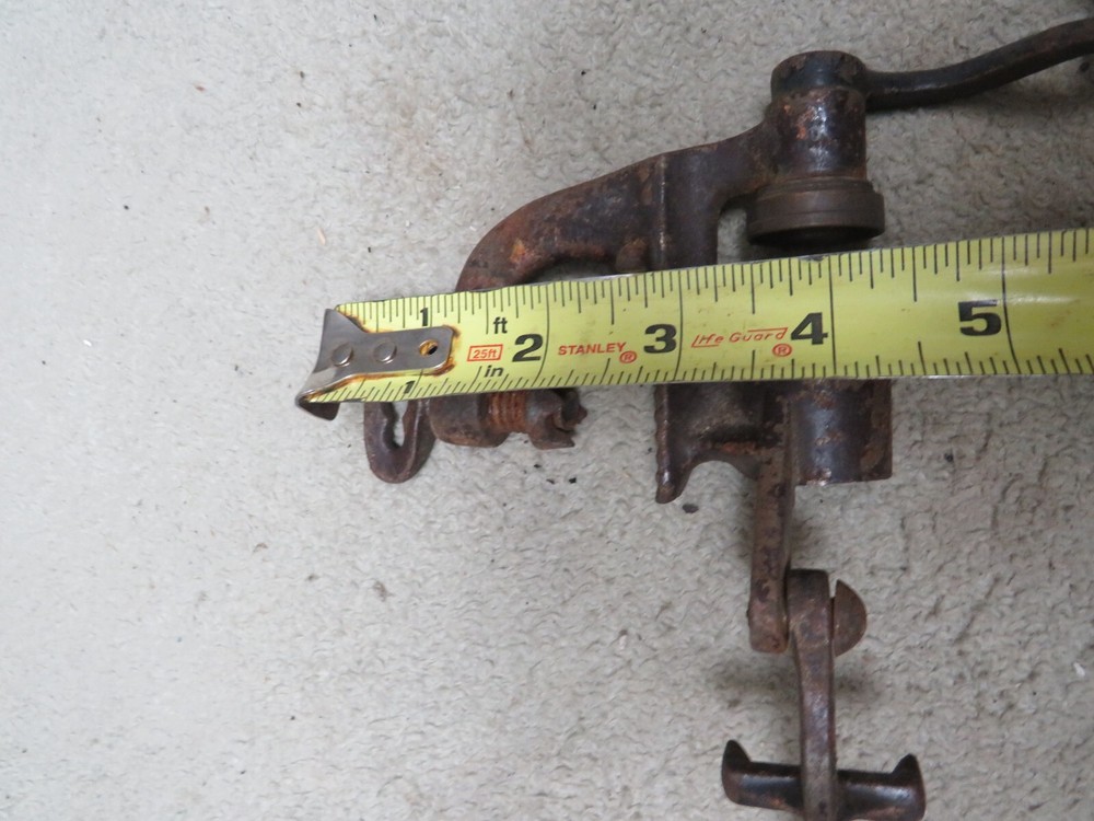 Antique Cast Iron Shot Gun Shell Reloader Roll Crimper Tool Handheld