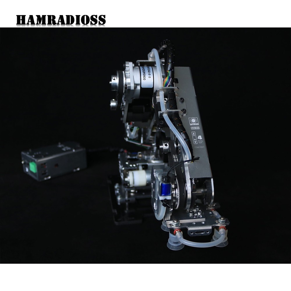 24D Industrial Robot Arm 4-Axis Stepping Planetary Reduction Motor w/ Controller