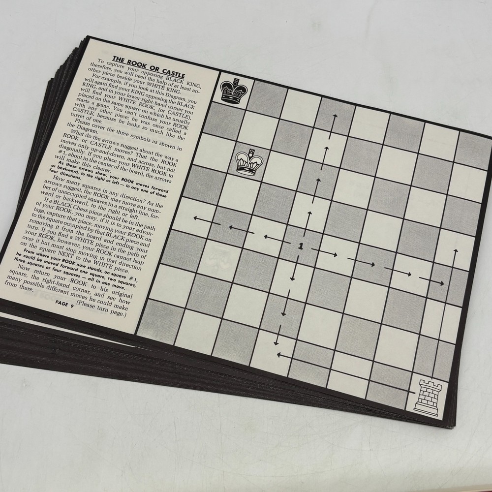 VINTAGE Introductory Chess COMPLETE Milton Bradley 1973 for Beginners Junior