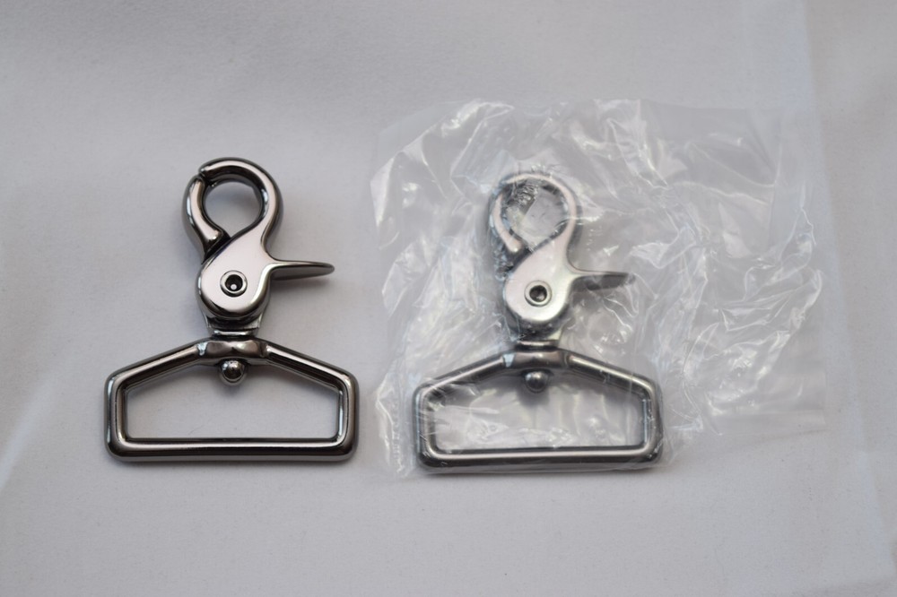 Gun Metal Finish - Swivel Trigger Snap, Solid Brass-LL