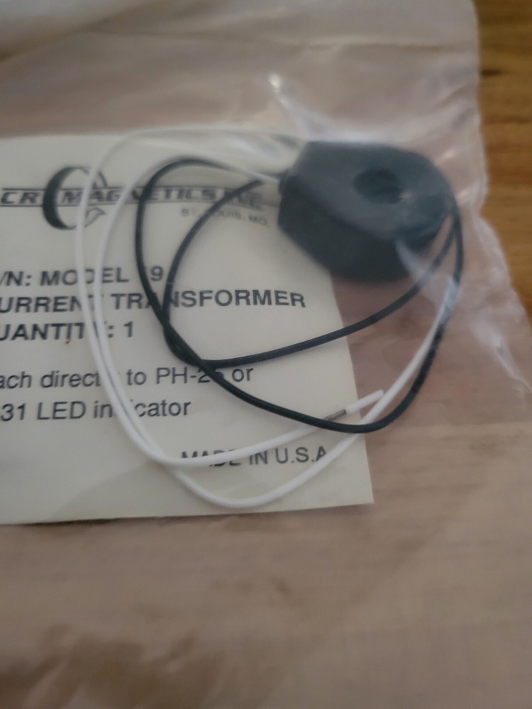CR MAGNETICS Current Transformer Model & Press In Indicator PH-25