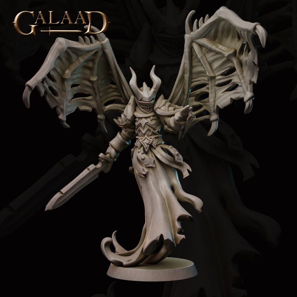 Deamon Knight, Galaad Miniatures, DND Blackguard