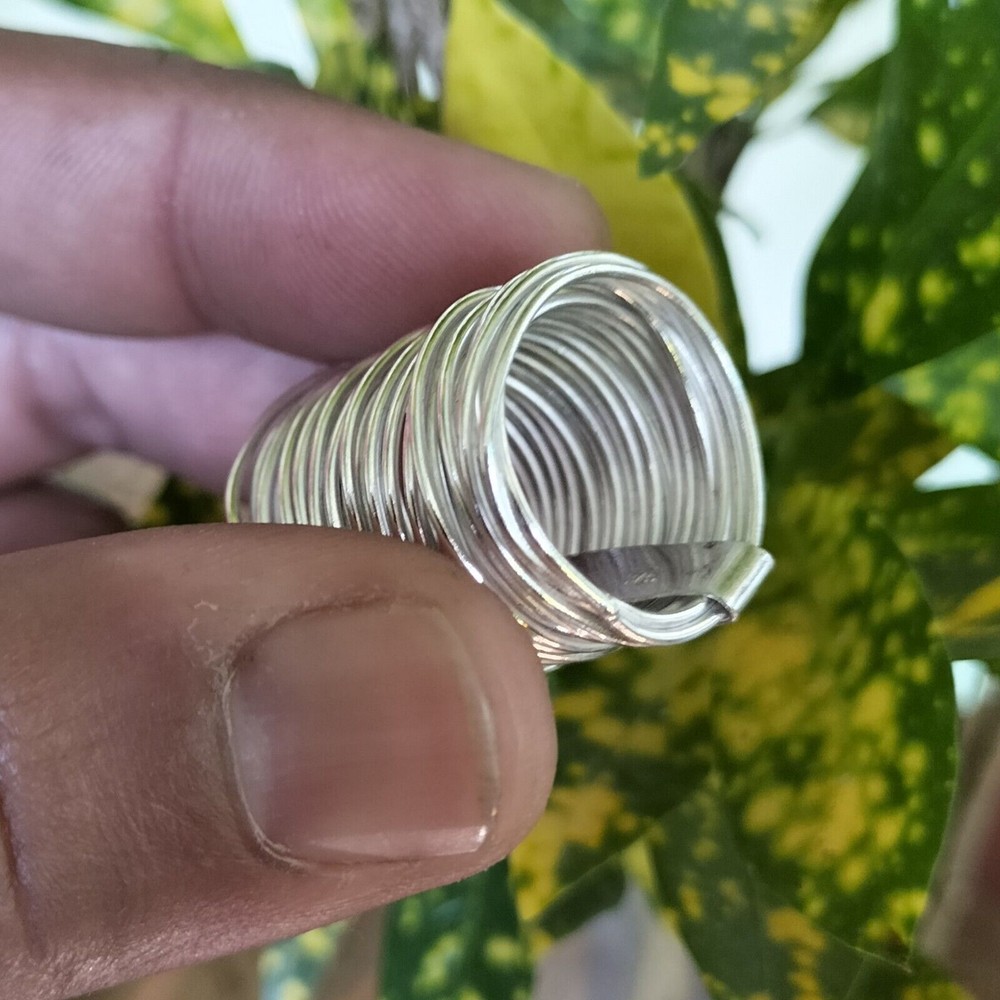 Solid 925 Sterling Silver Band & Statement Ring Handmade Ring All Size