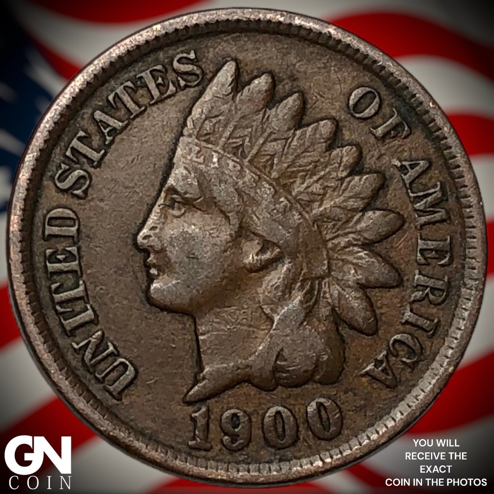 1900 Indian Head Cent Penny  M6209